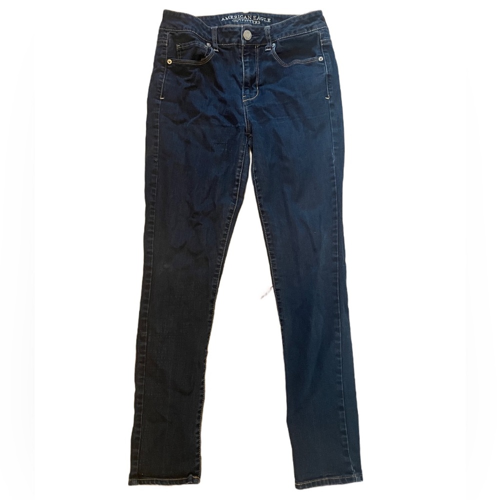 Women's American Eagle Hi-Rise Skinny Blue Jeans